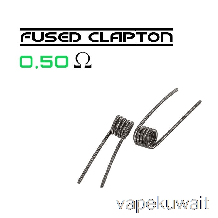 ووتوفو كومب سلك - لفائف مسبقة الصنع 0.5ohm كلابتون منصهرة - حزمة من 10 فيب الكويت